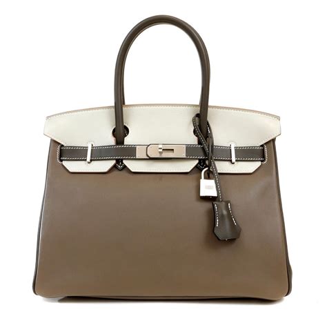 hermes birkin 30 in etoupe swift leather palladium|etoupe birkin.